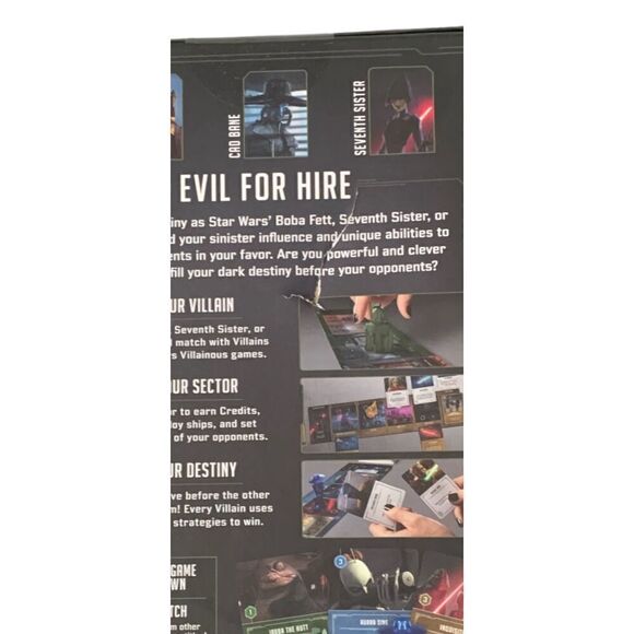 Star Wars Villainous Scum And Villainy Board Game SEALED - Picture 4 of 4